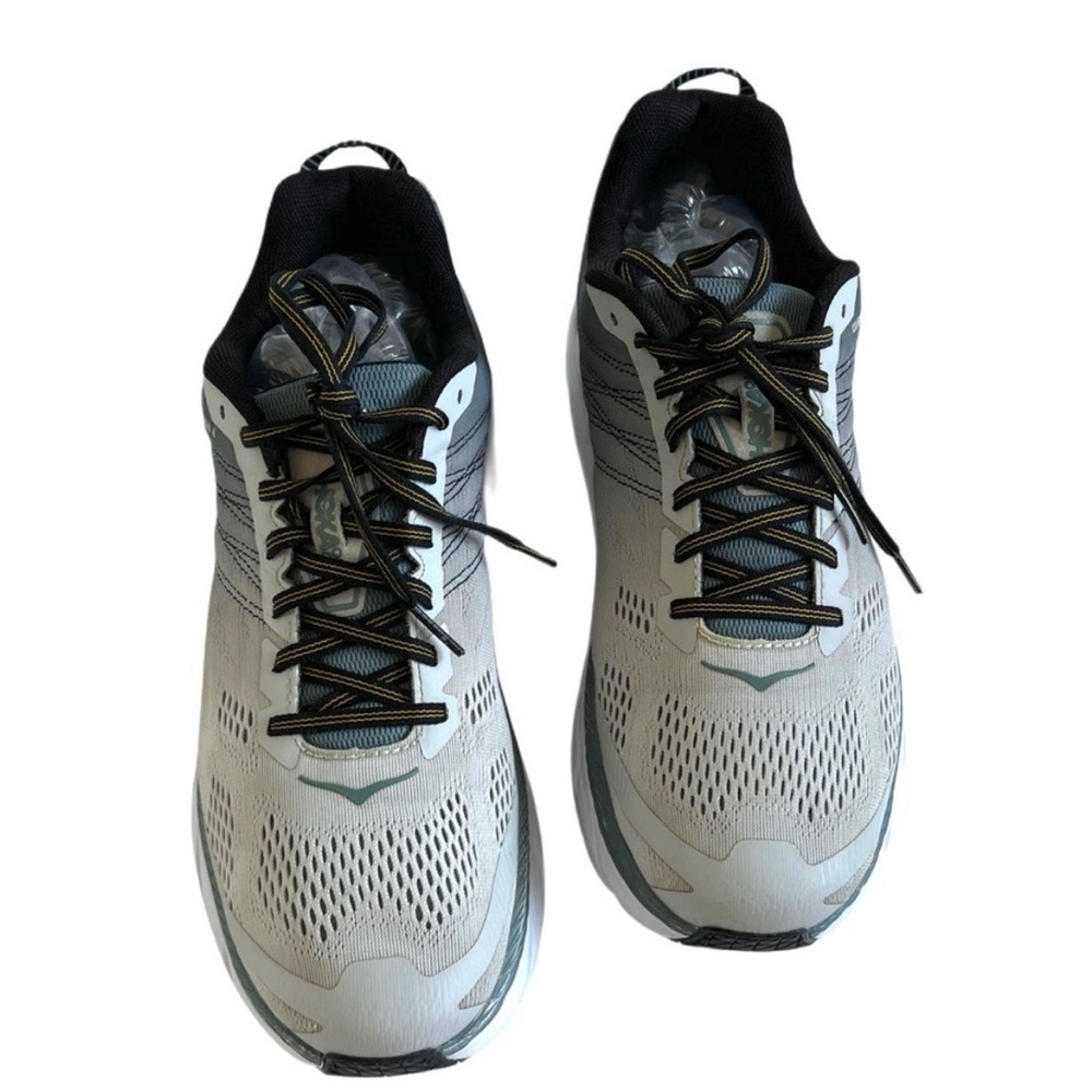 Hoka One One Clifton 6 Running Shoes sneakers lightweight Lead Lunar Rock 10